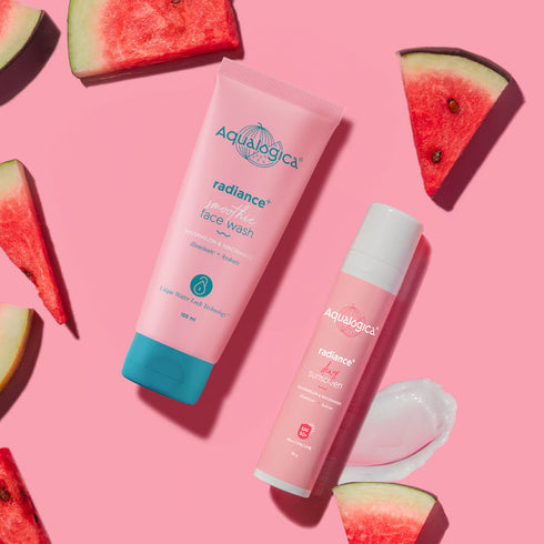 Aqualogica Radiance+ Cleanse and Protect Combo